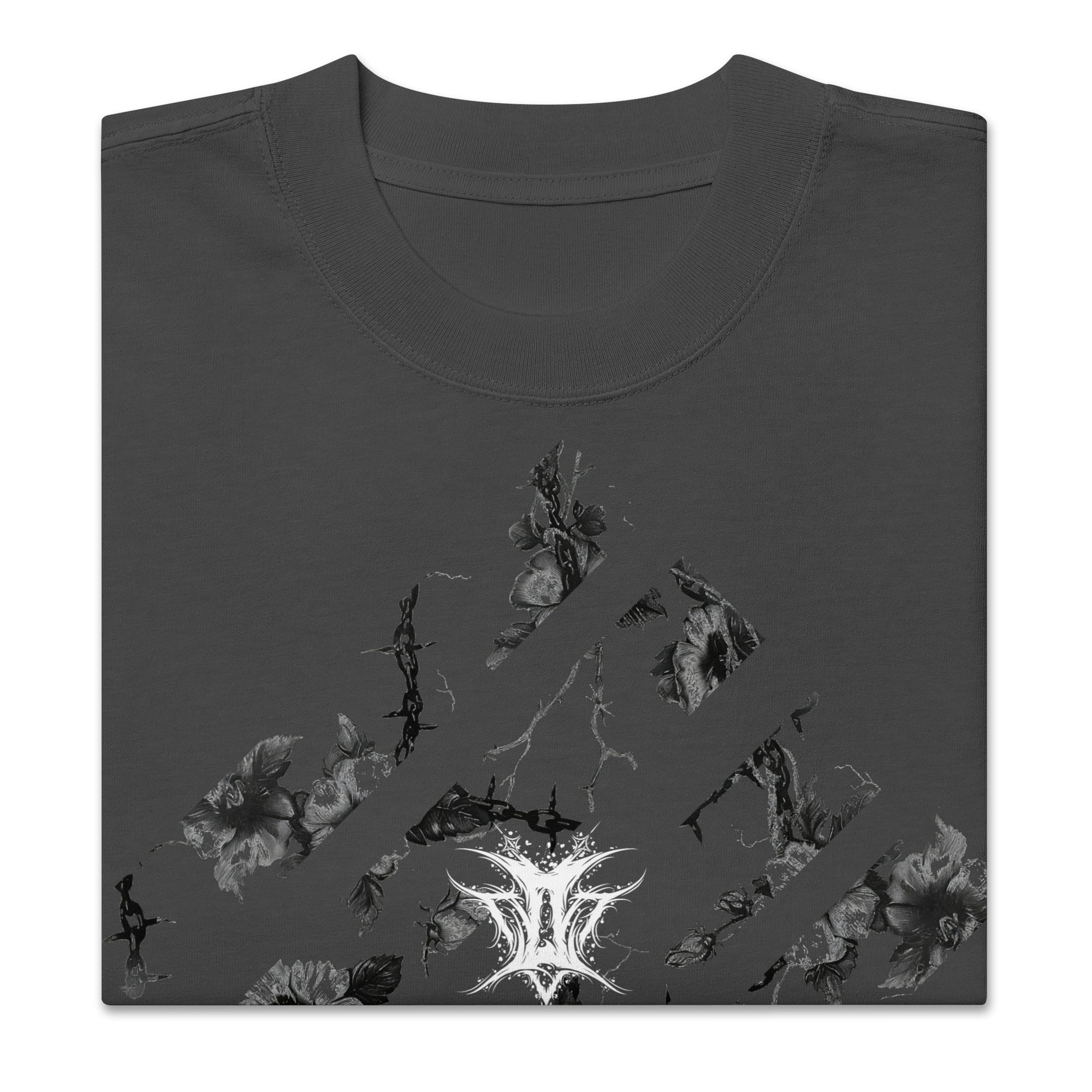 Enigma Bloom Oversized Faded T-Shirt