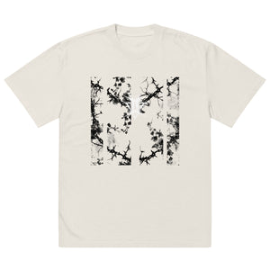 Darkened Bouquet Oversized Faded T-Shirt